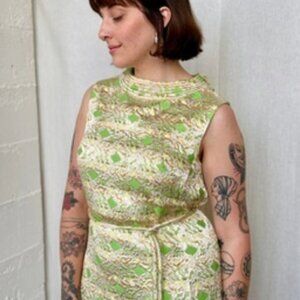 Vintage Dynasty Gold Dress